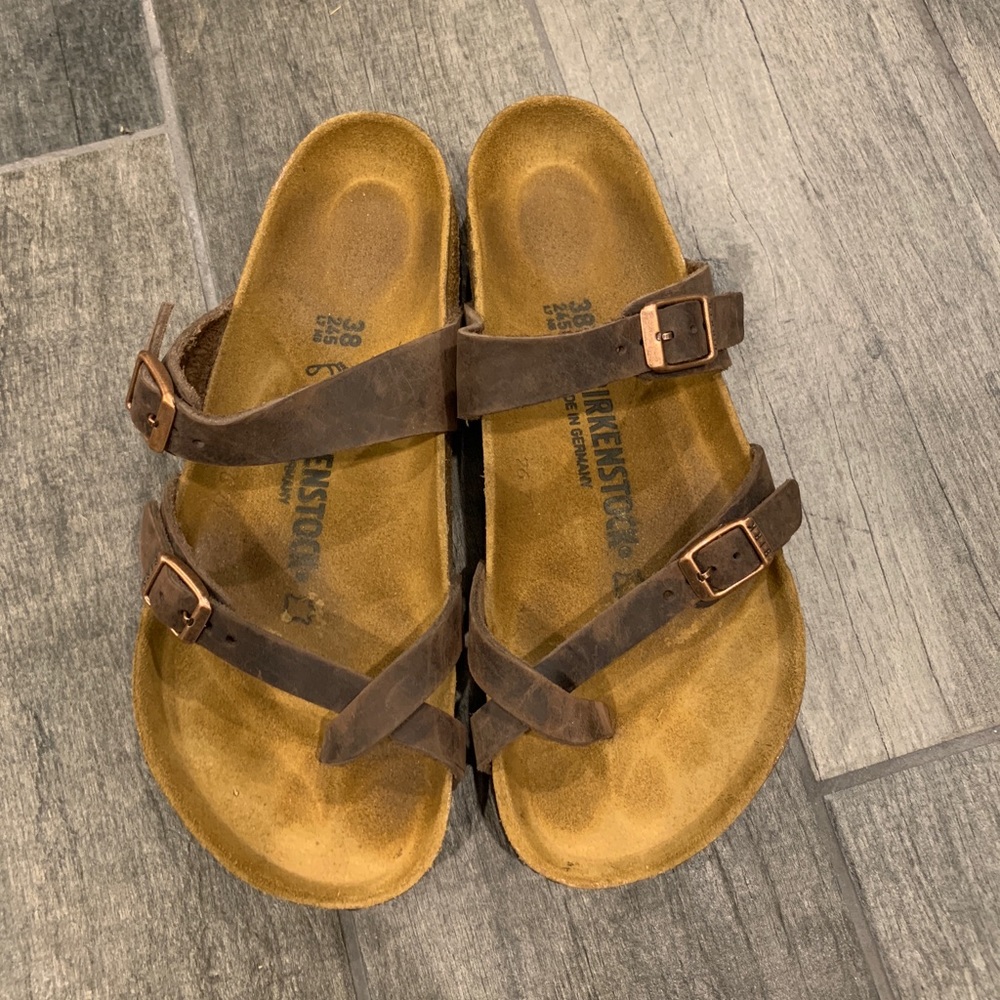Birkenstock Oiled Leather Habana Mayari - Like New